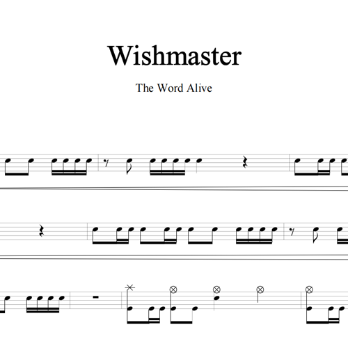 鼓谱*The Word Alive_Wishmaster.asp